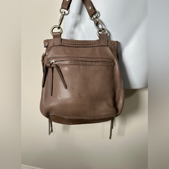 Genuine Leather Saddle Bag with Fringe Detail By Joe's - Picture 12 of 14